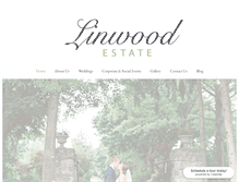 Tablet Screenshot of linwoodestate.com